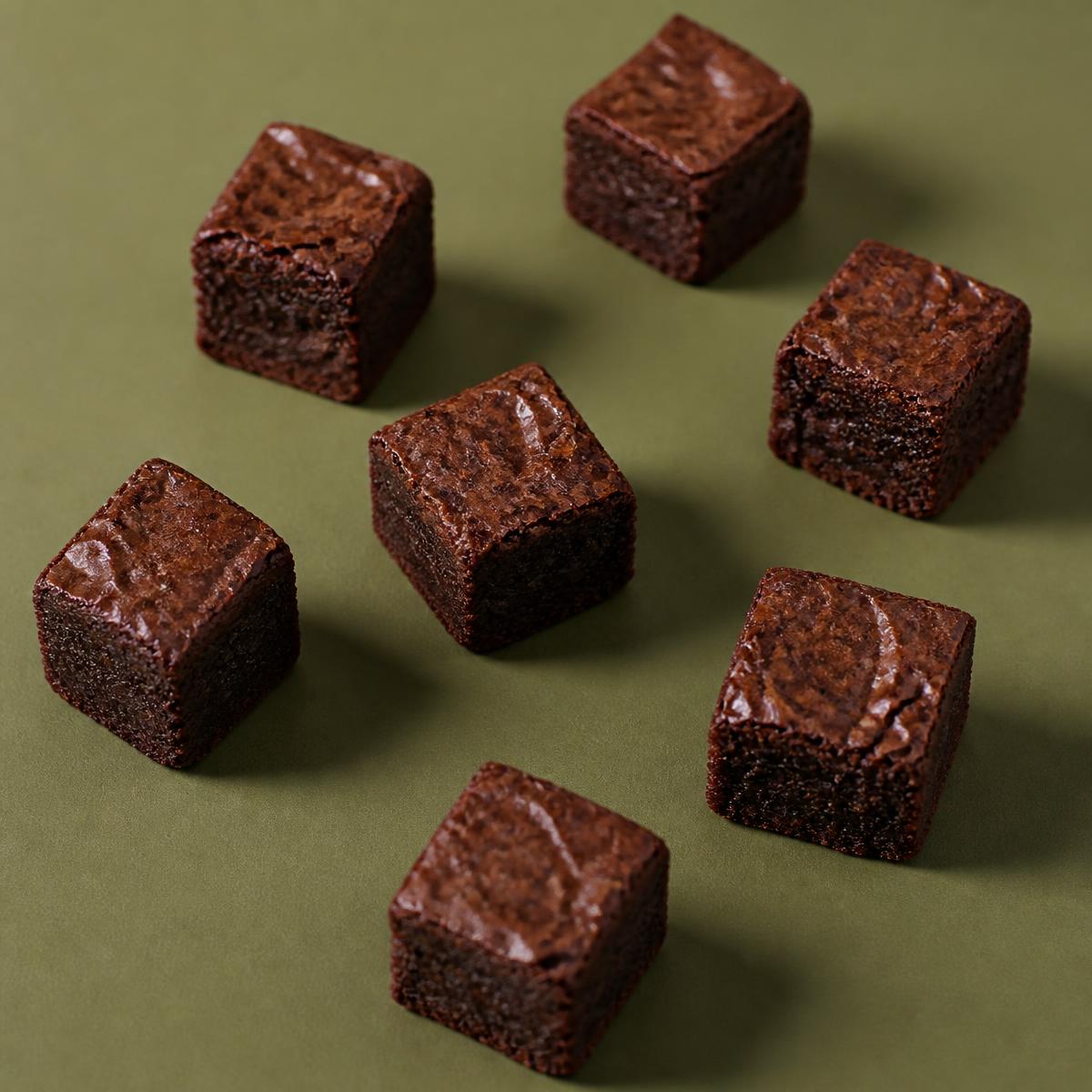 Bite-sized FUDG brownies
